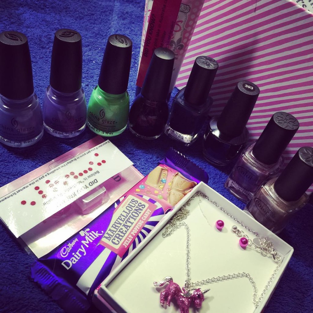 My EPIC #NailAnarchy Christmas in July box from @madness_nails I can't even deal with all this awesome! Thank you so much Bok!!