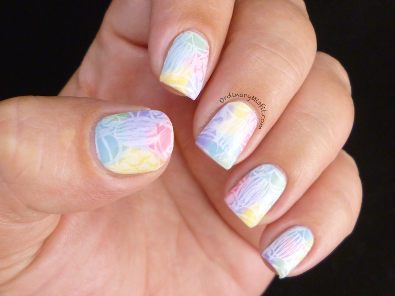 Easter painted eggs nail art 5