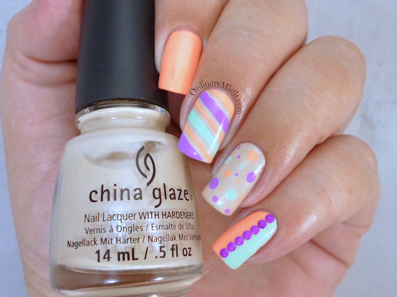 Nail Anarchy January challenge - Summer skittle 4