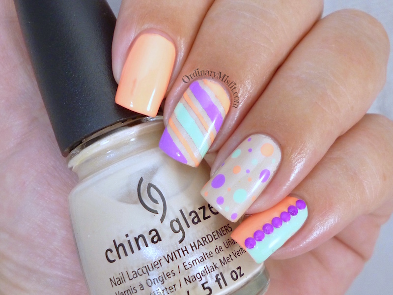 Nail Anarchy January challenge - Summer skittle
