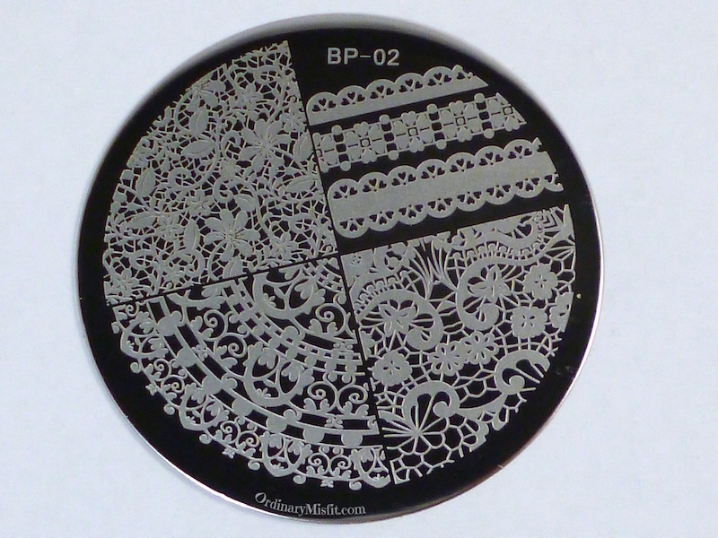 Born Pretty Store plate BP-02 2