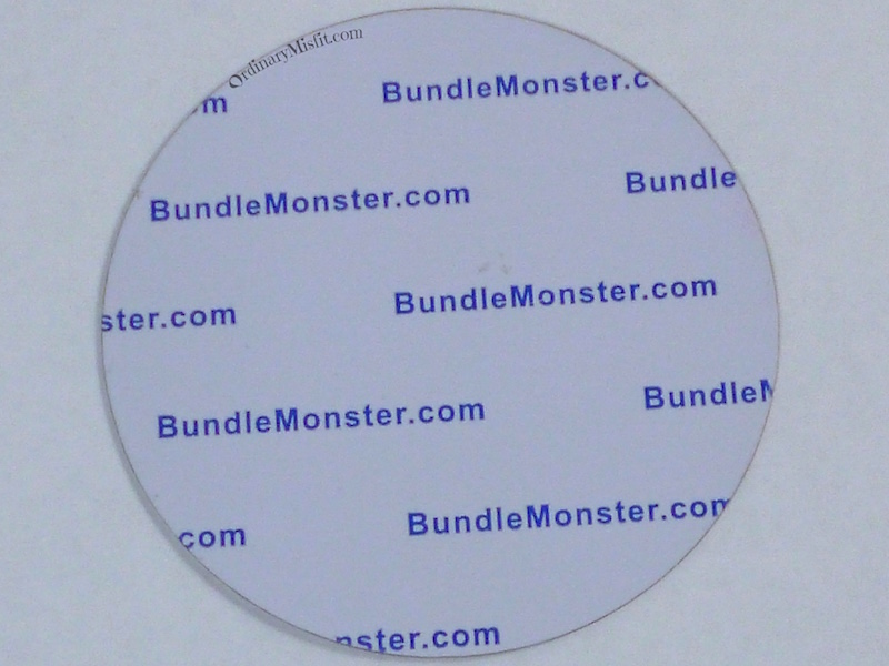 Bundle Monster 'Create Your Own' 2014 stamping plates back of plate