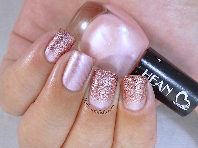 Hean I love Hean collection #411 with nail art 2