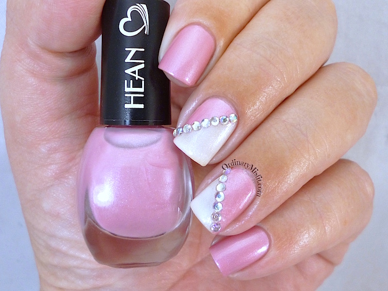 Hean I love Hean collection #412 with nail art 3