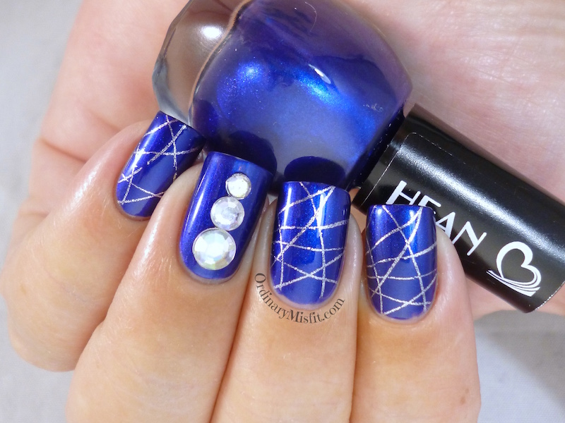 Hean I love Hean collection #466 with nail art  2