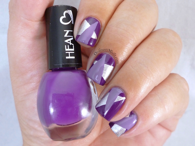 Hean I love Hean collection #805 with nail art 3