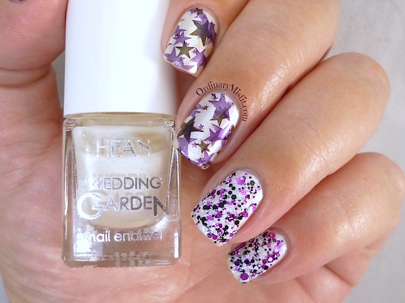 Hean Wedding Garden collection #636 - Stars in my eyes with nail art