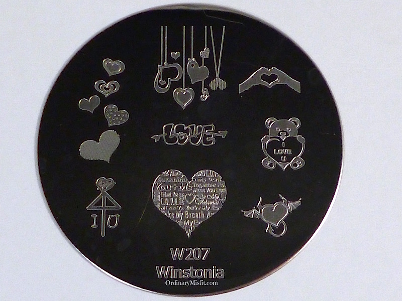 Winstonia stamping plate W207