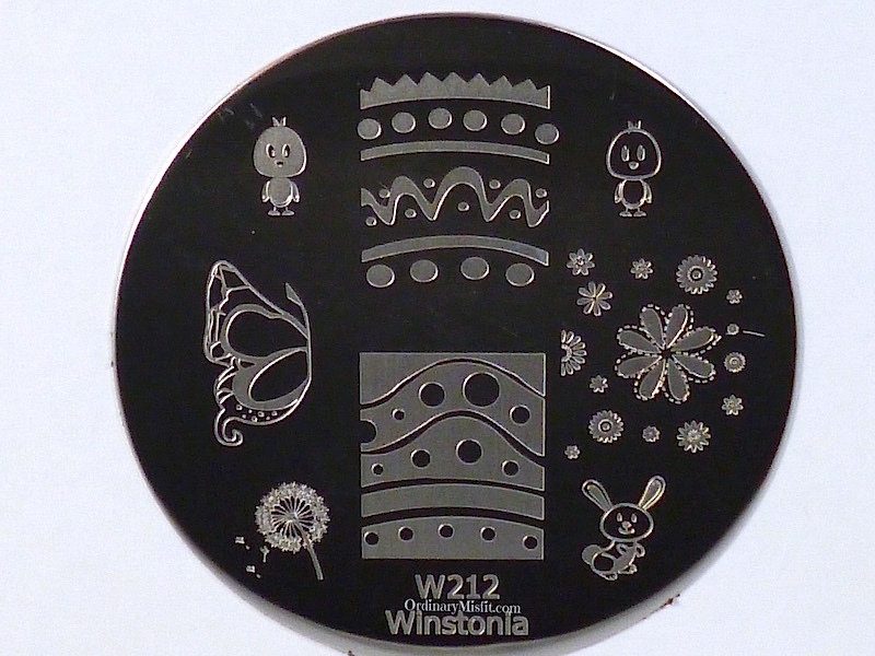 Winstonia stamping plate W212