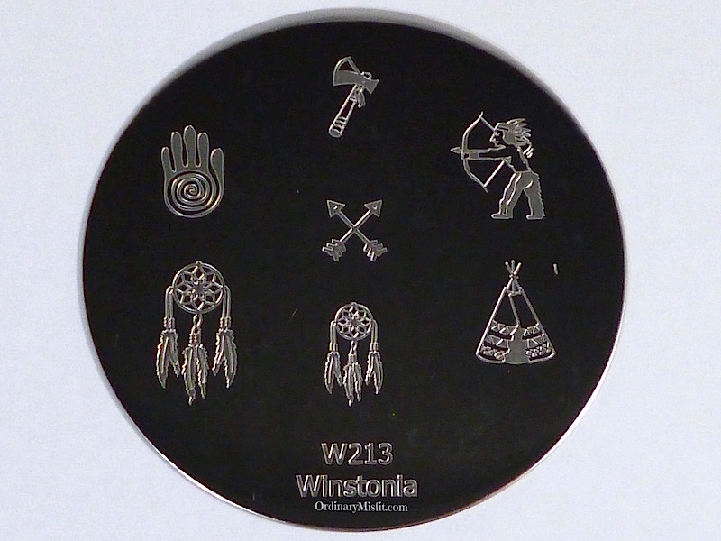 Winstonia stamping plate W213