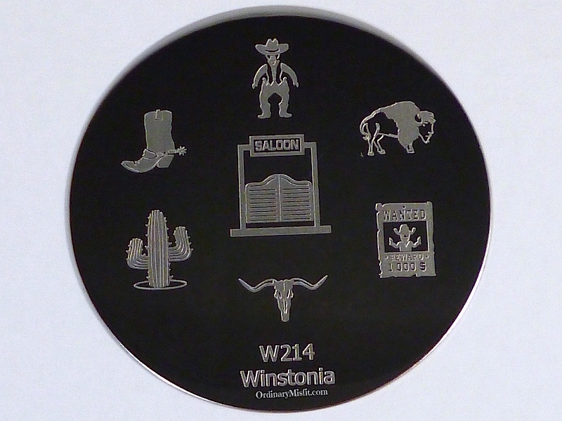 Winstonia stamping plate W214