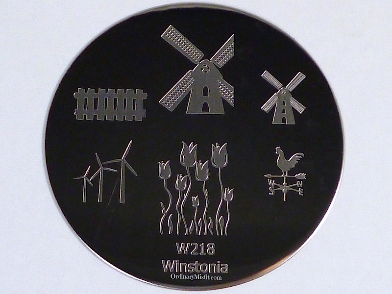 Winstonia stamping plate W218