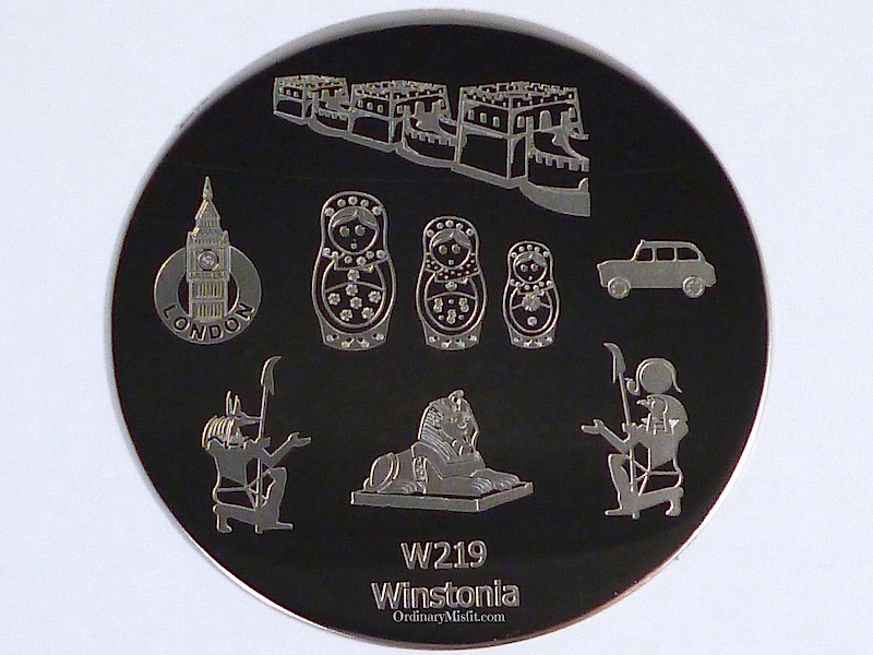 Winstonia stamping plate W219