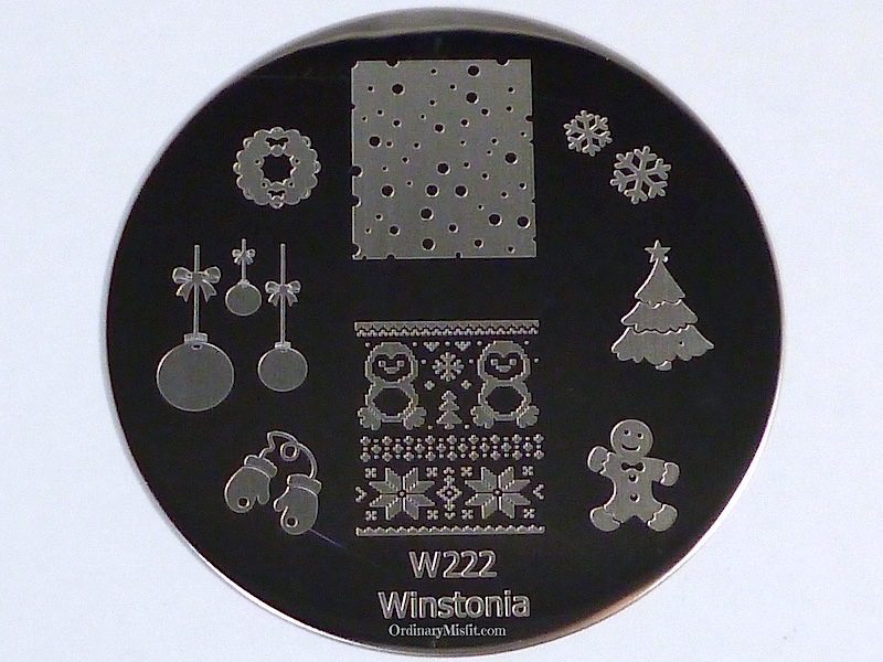 Winstonia stamping plate W222