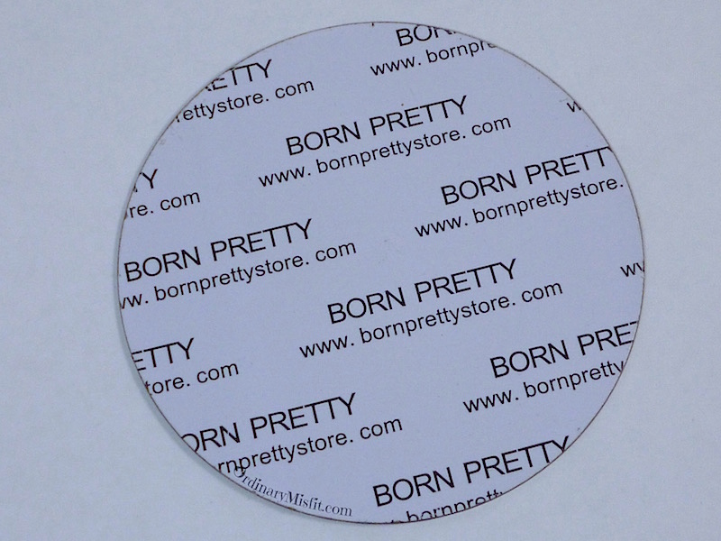 Born Pretty Store plate BP-48 back