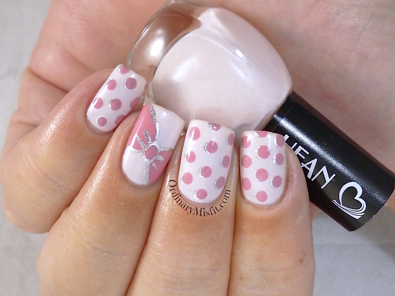 Hean I love Hean collection #404 with nail art 2