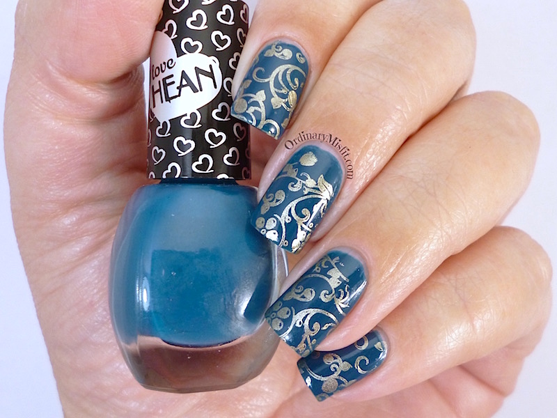 Hean I love Hean collection #408 with nail art