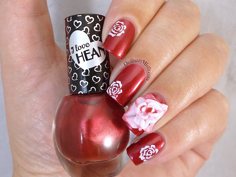 Hean I love Hean collection #424 with nail art