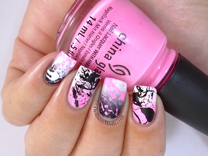 #PPSANailChallenge Pink nail art
