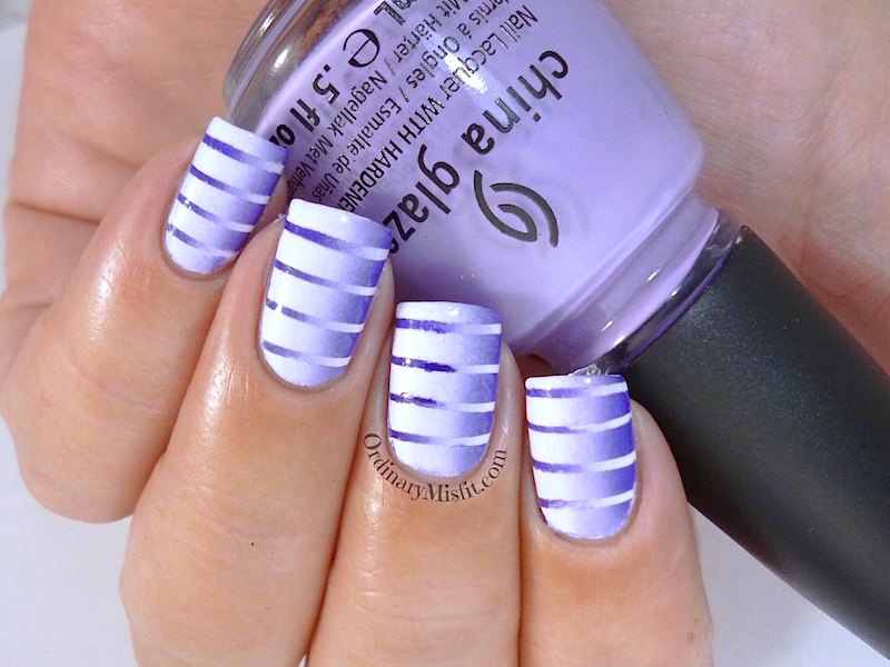 #PPSANailChallenge Purple nail art