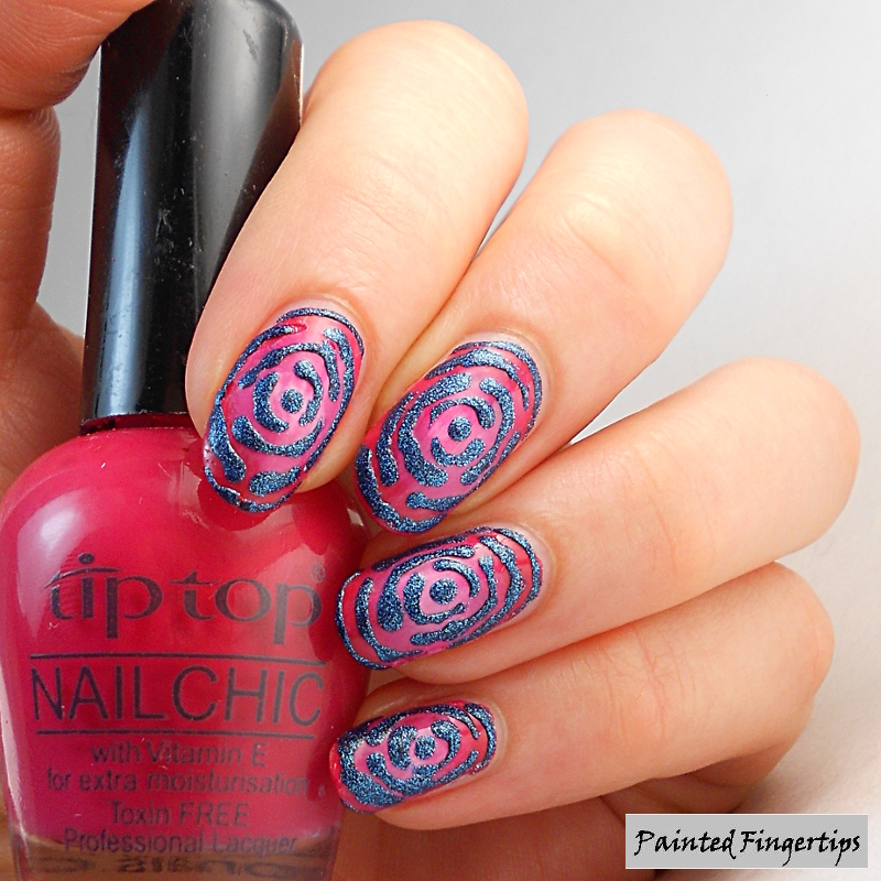 blue-rose-nails