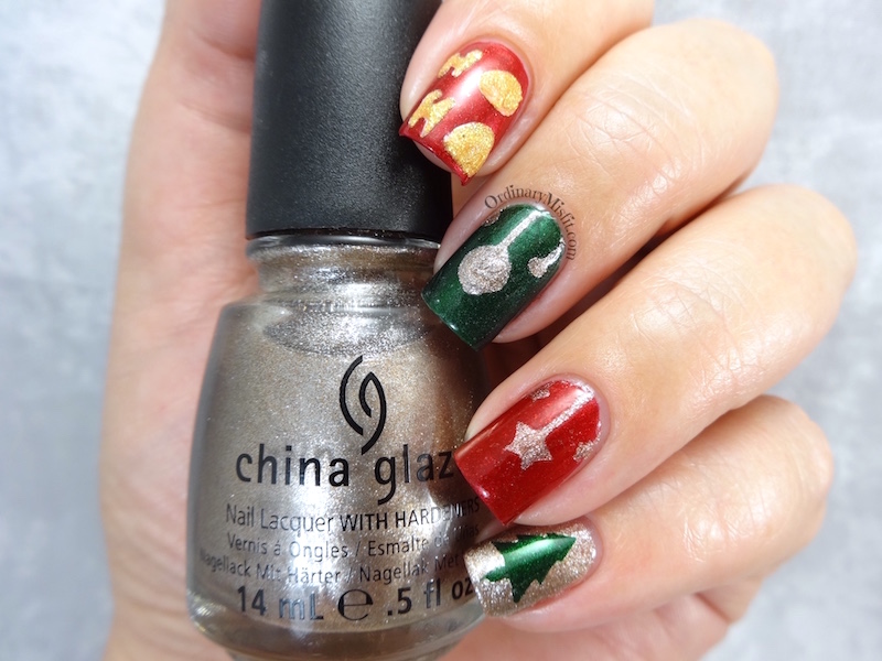 One month to christmas nail art