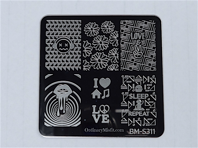 Bundle Monster Musik City stamping plates  BM-S311