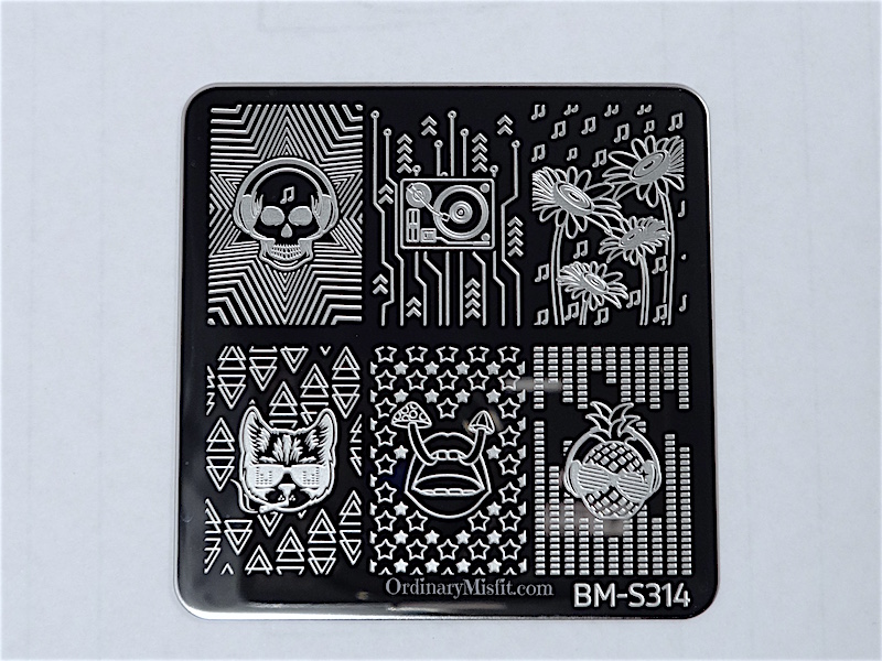 Bundle Monster Musik City stamping plates  BM-S314
