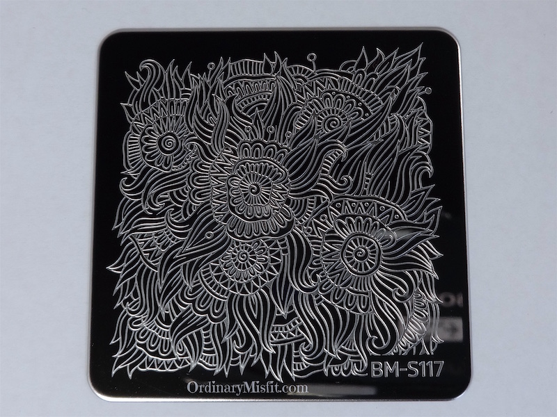 Bundle Monster Paisly Flow stamping plates BM-S117