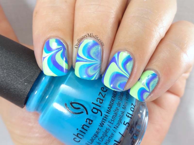 31DC2016 Day 20 – Water marble | OrdinaryMisfit