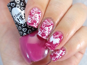 Hean I love Hean collection #437 with nail art