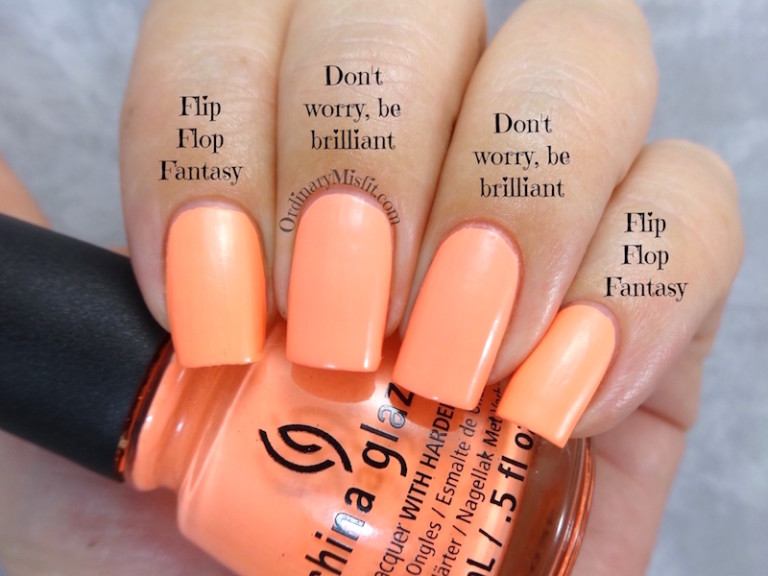 4. China Glaze Nail Lacquer in "Flip Flop Fantasy" - wide 7