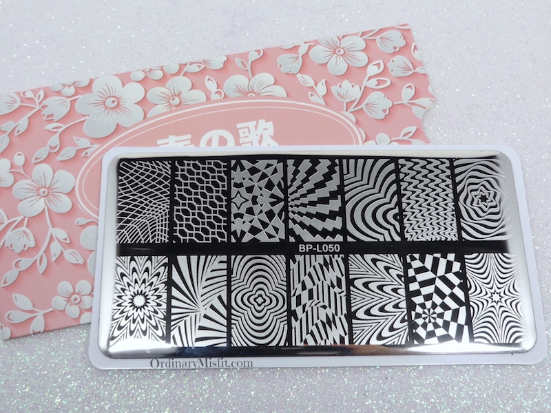 Born Pretty Store stamping plate review BP-L050