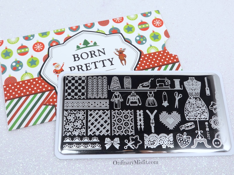 Born Pretty Store stamping plate review BPL-027