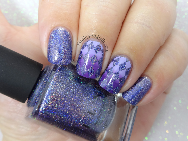 52 week nail art challenge - Purple