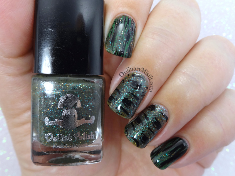Dollish Polish - Jeeper Creepers, Where'd you get those peepers? nail art
