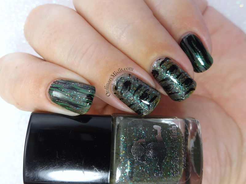 Dollish Polish - Jeeper Creepers, Where'd you get those peepers? nail art