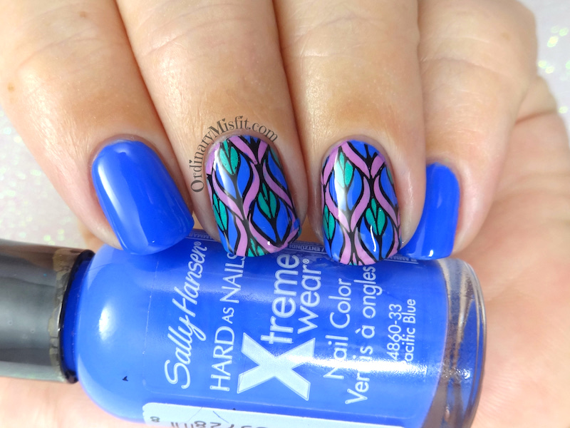 52 week nail art challenge - Inspired by a pattern