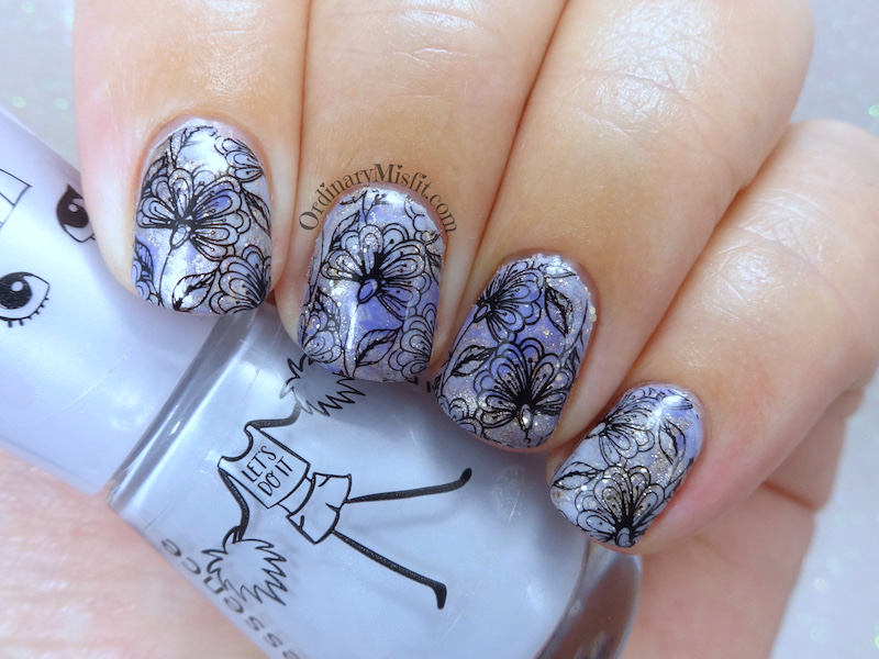 Lavender fields nail art | OrdinaryMisfit