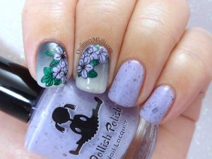 Lilac floral gradient