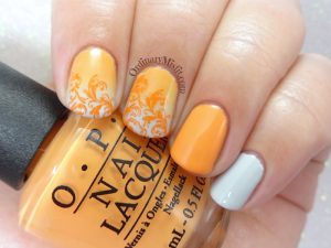31DC2018 Day 2- Orange nails