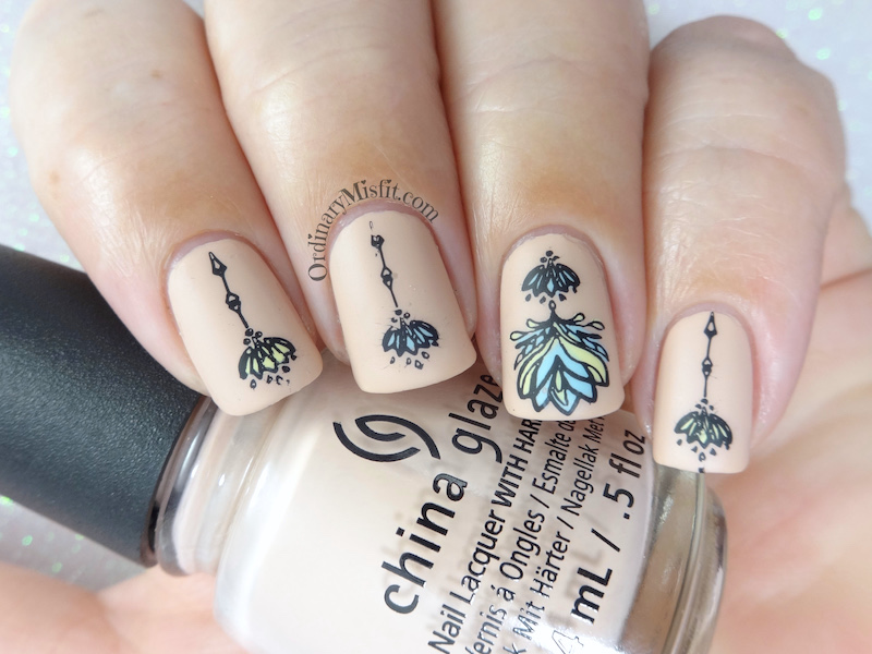 Born pretty Store review - Spring garden L003 stamping plate