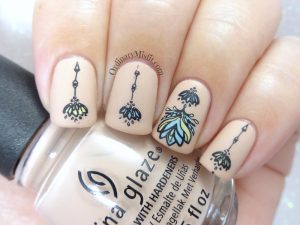 Born pretty Store review - Spring garden L003 stamping plate