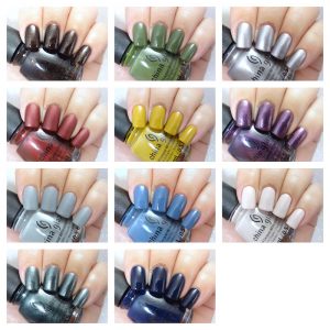 China Glaze - Ready to wear collection collage