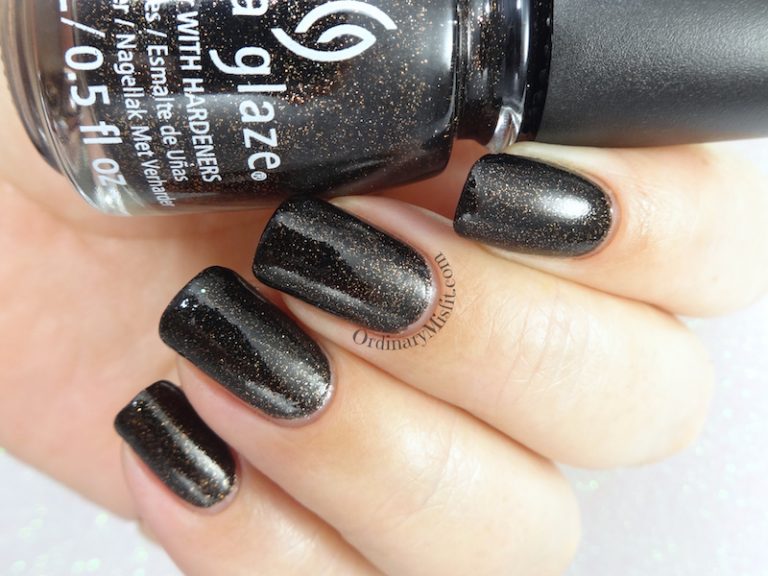 China Glaze Paint it black collection OrdinaryMisfit