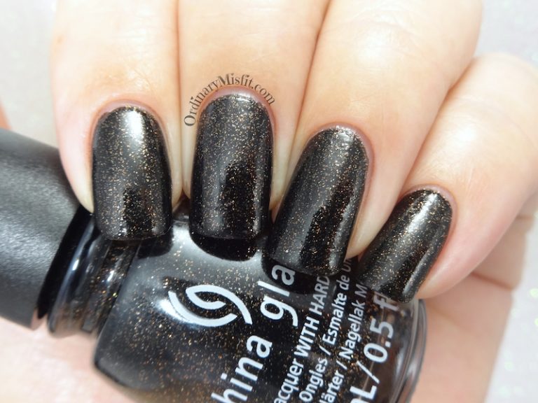 China Glaze Paint it black collection OrdinaryMisfit