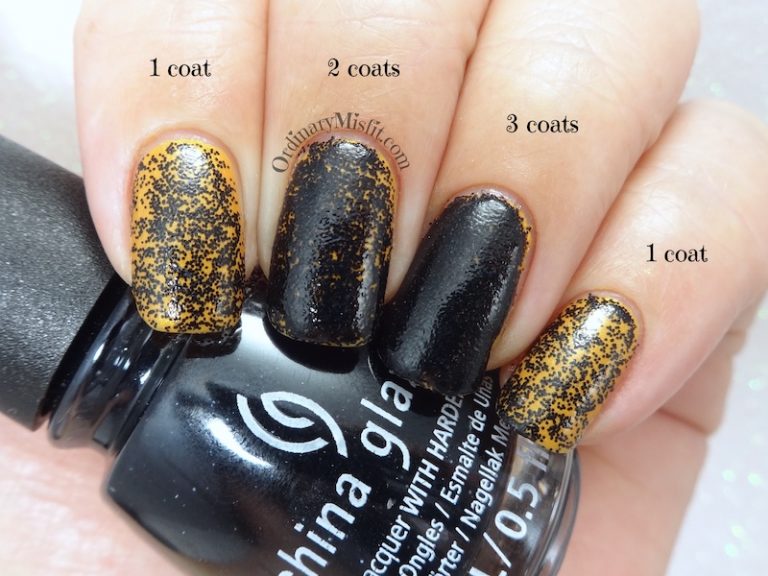 China Glaze Paint it black collection OrdinaryMisfit