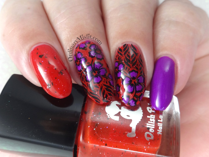 Born Pretty Store review - Tropical punch L003 stamping plate