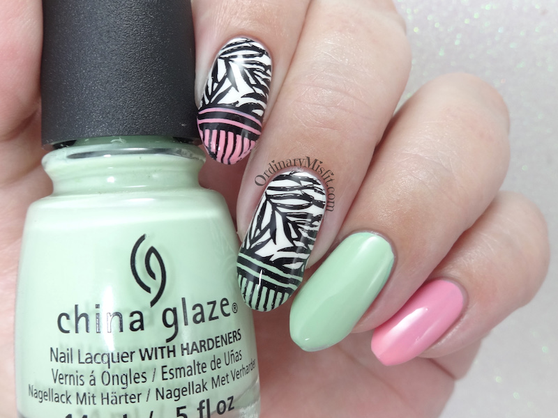 Born Pretty Store review - Tropical punch L003 stamping plate
