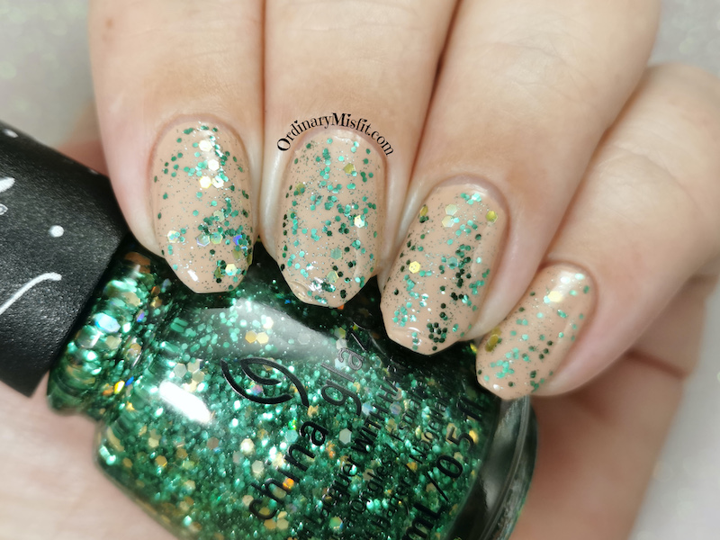 China Glaze - a grouchy new year topper
